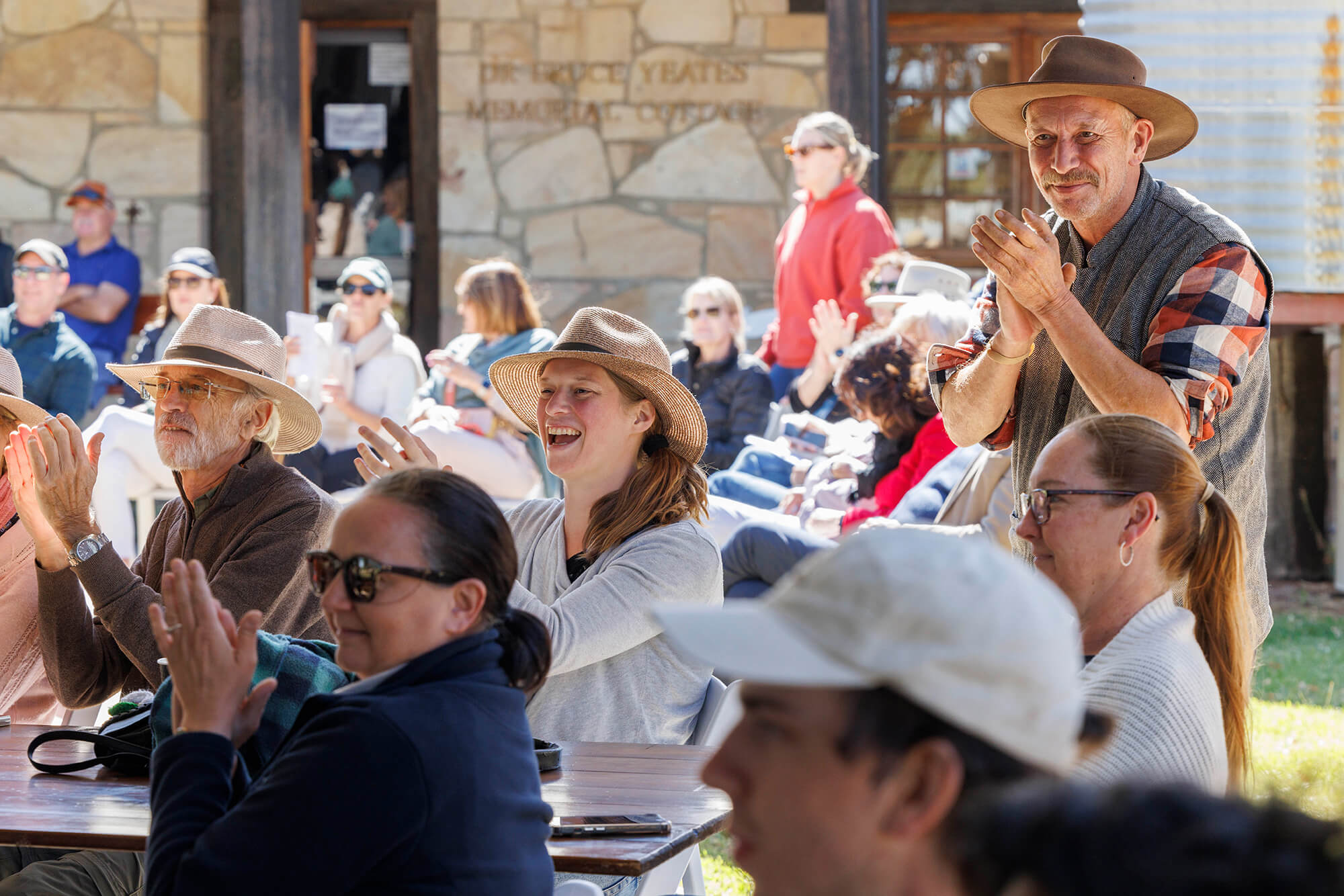 group of people enjoying music festival